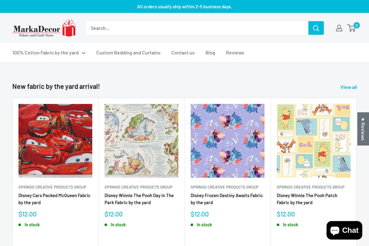 markadecor.com homepage screenshot