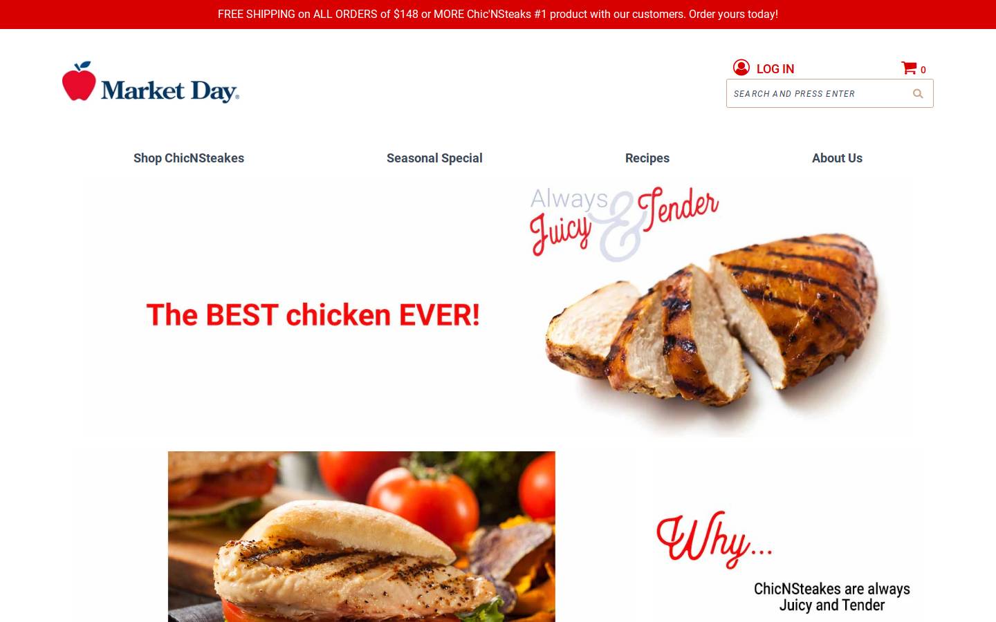 marketdaylocal.com homepage screenshot