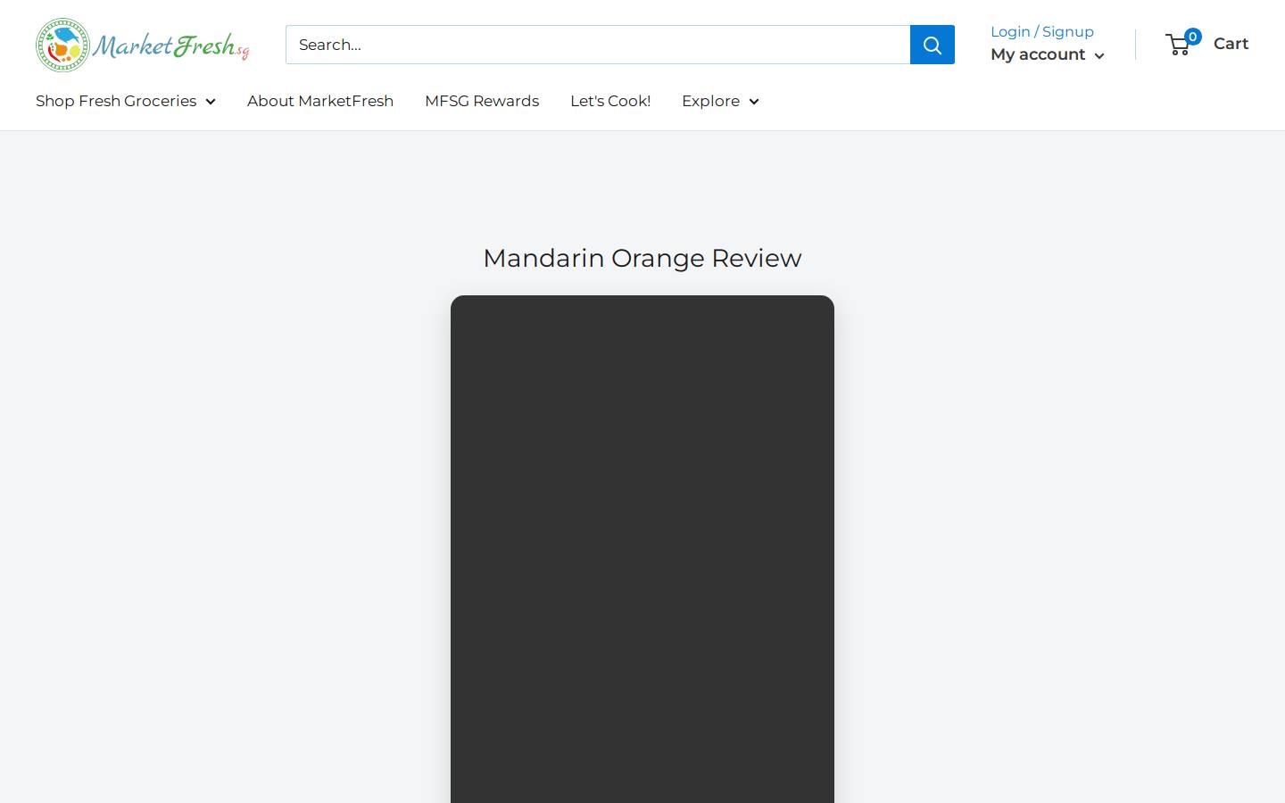 marketfresh.sg homepage screenshot