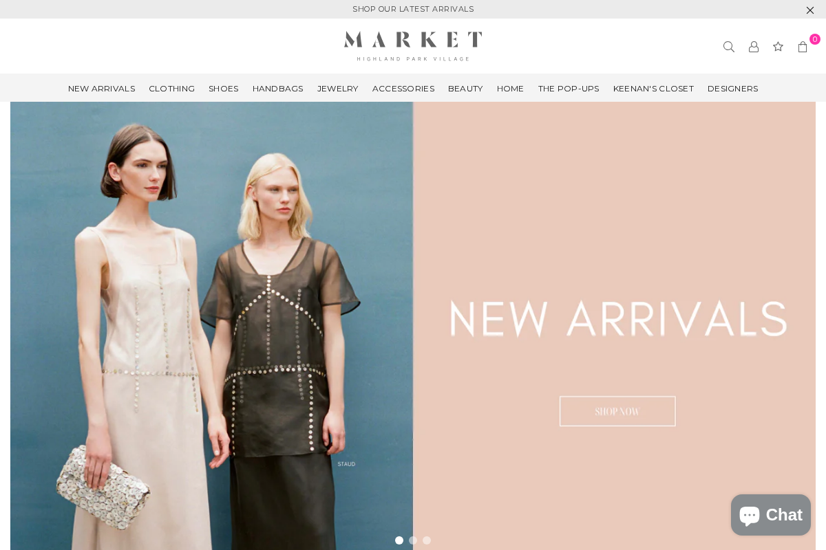 Market Highland Park homepage screenshot