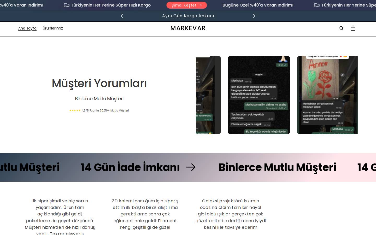 markevar.com homepage screenshot