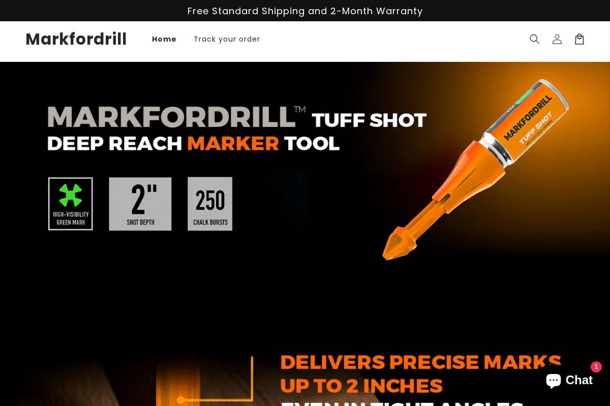 markfordrill.com homepage screenshot