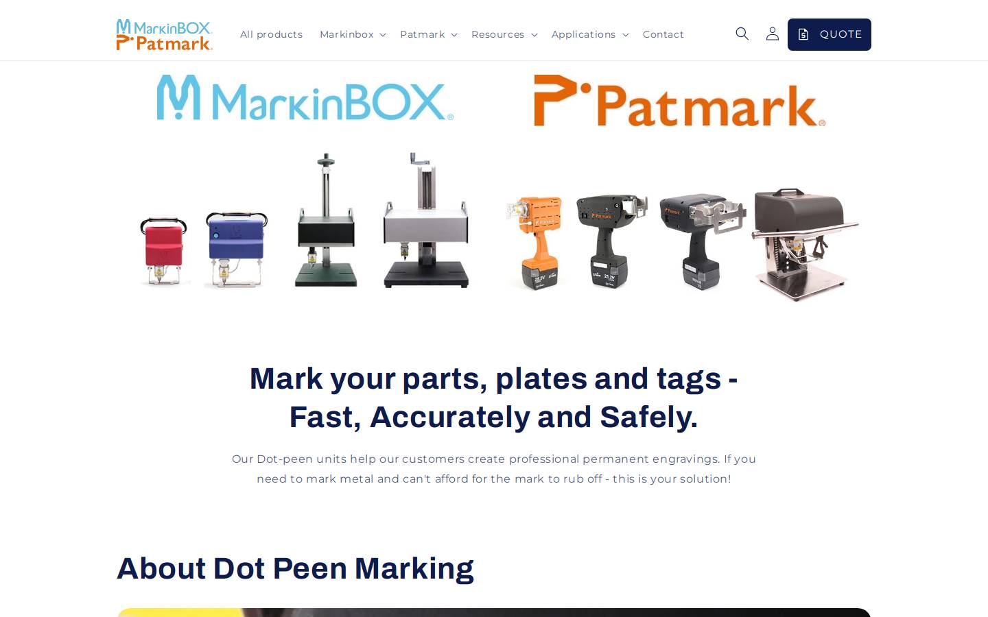 markinbox.net.au homepage screenshot