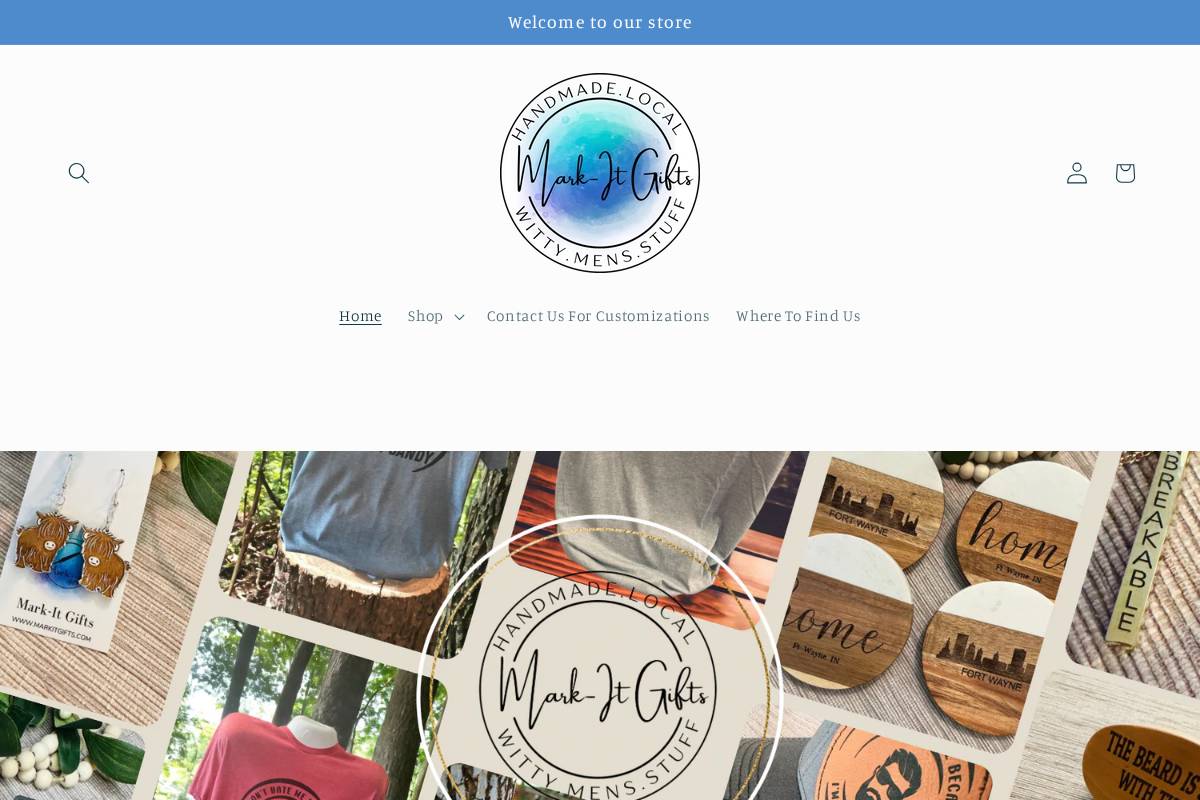 markitgifts.com homepage screenshot