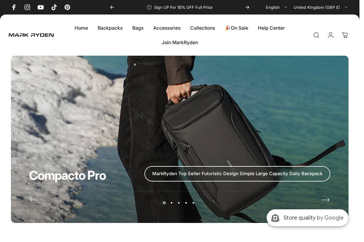 MARKRYDEN GLOBAL LTD homepage screenshot
