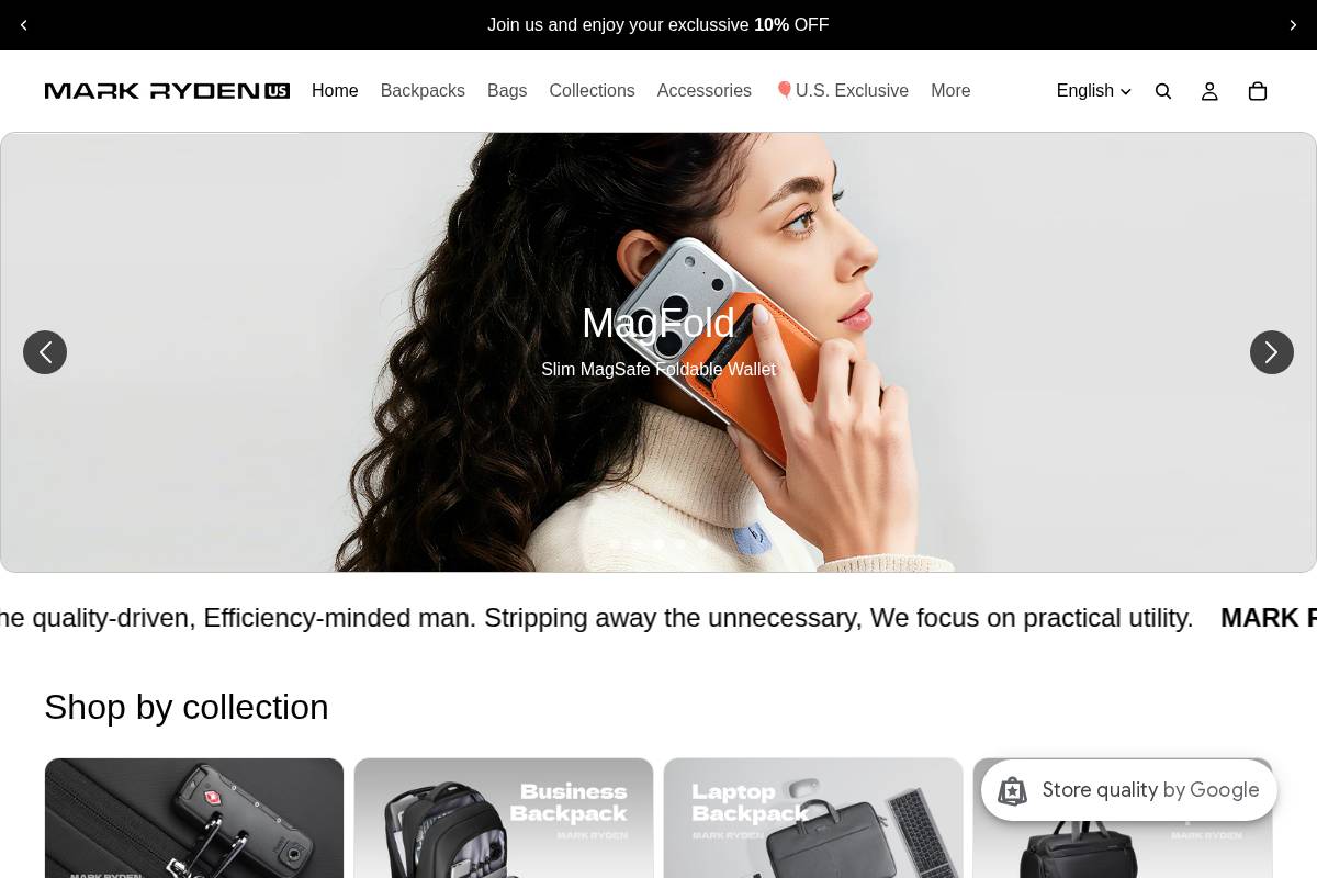 markrydenus.com homepage screenshot