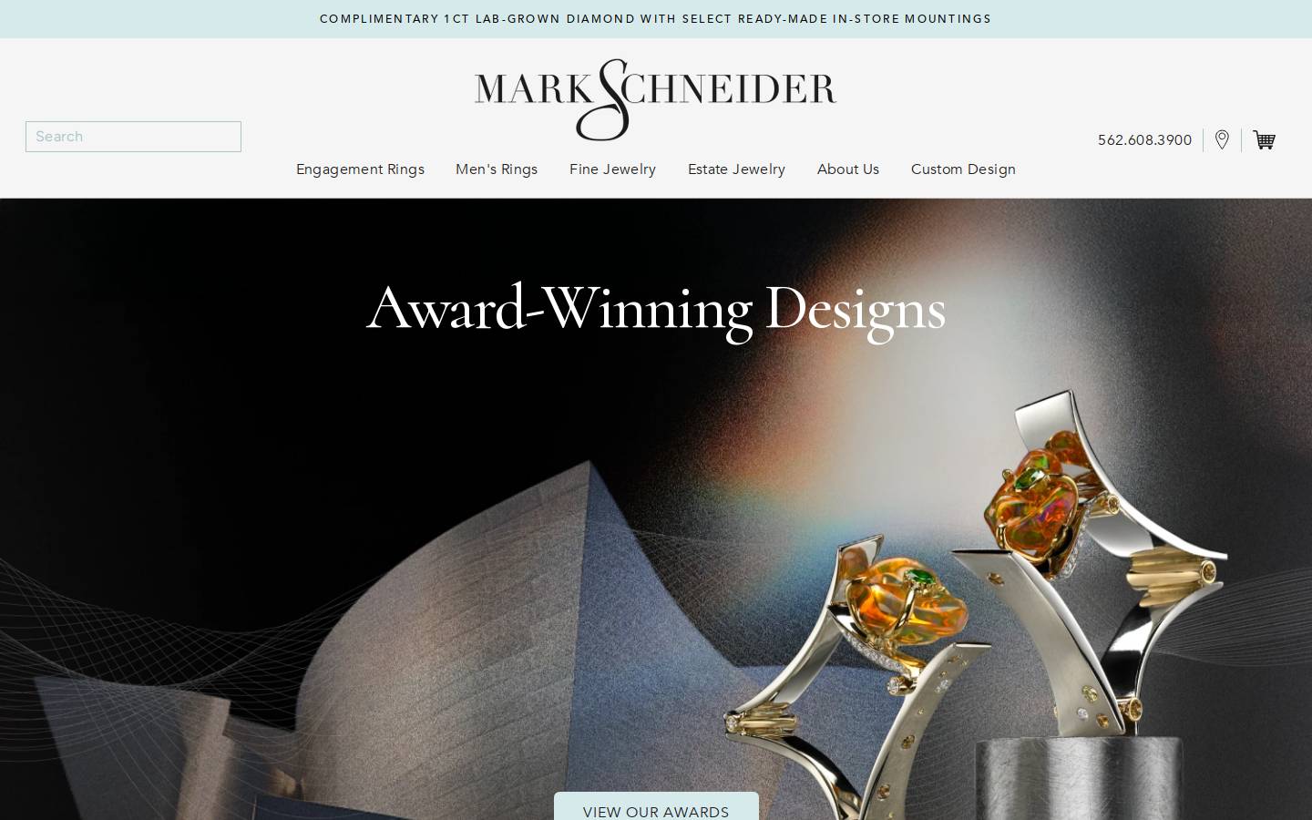 Mark Schneider homepage screenshot