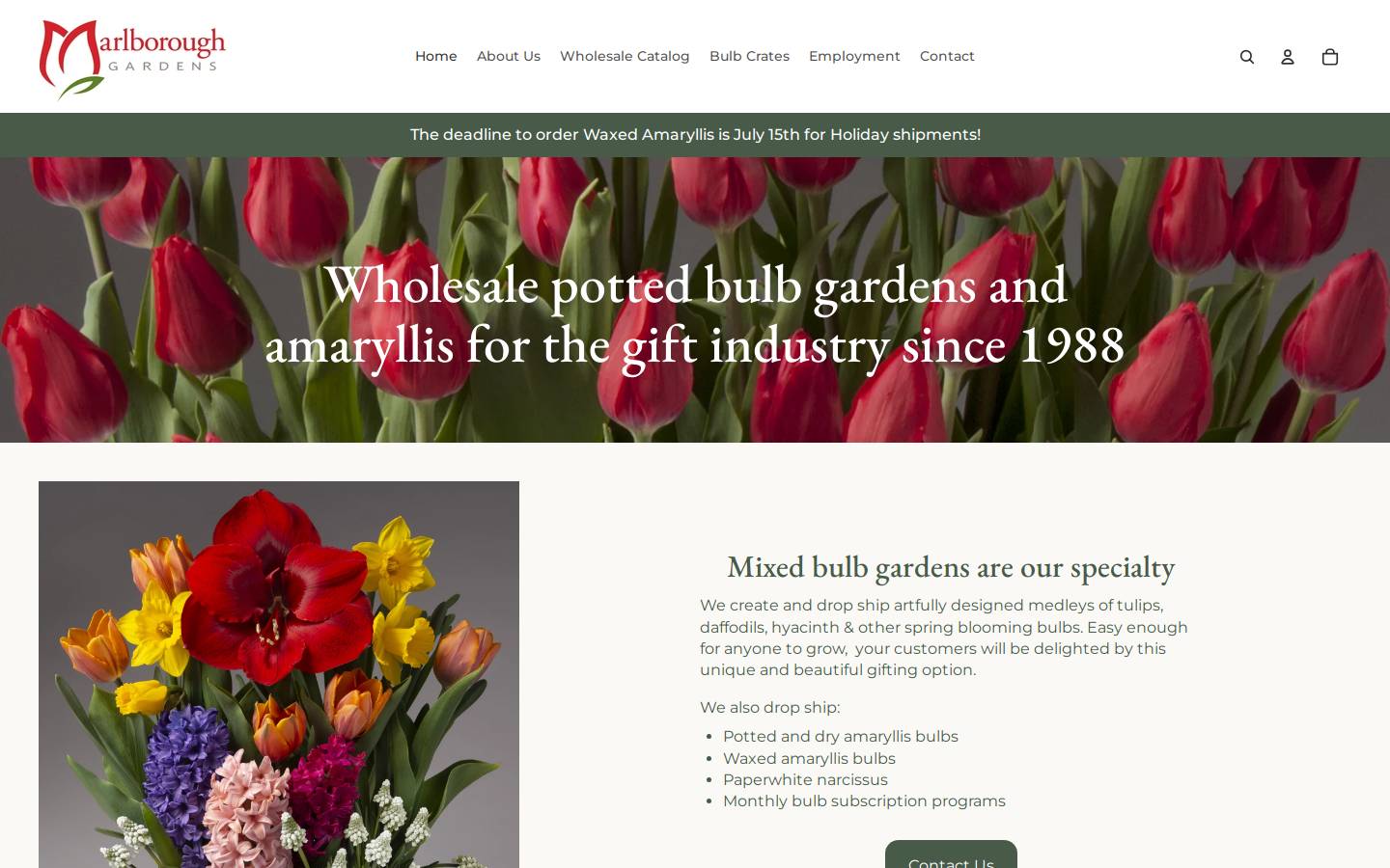 marlboroughgardens.com homepage screenshot
