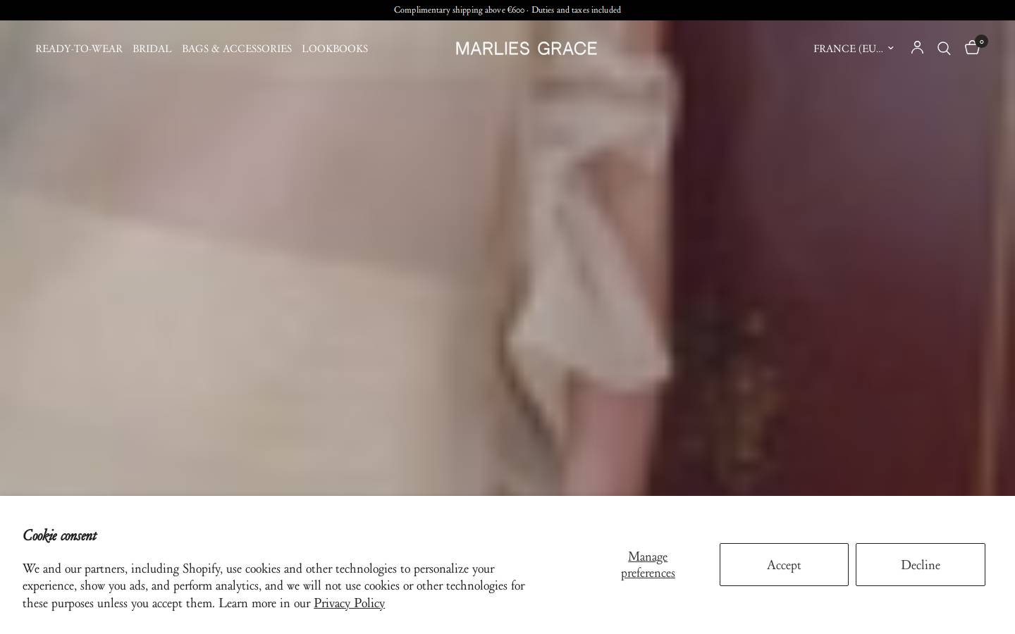 marliesgrace.com homepage screenshot