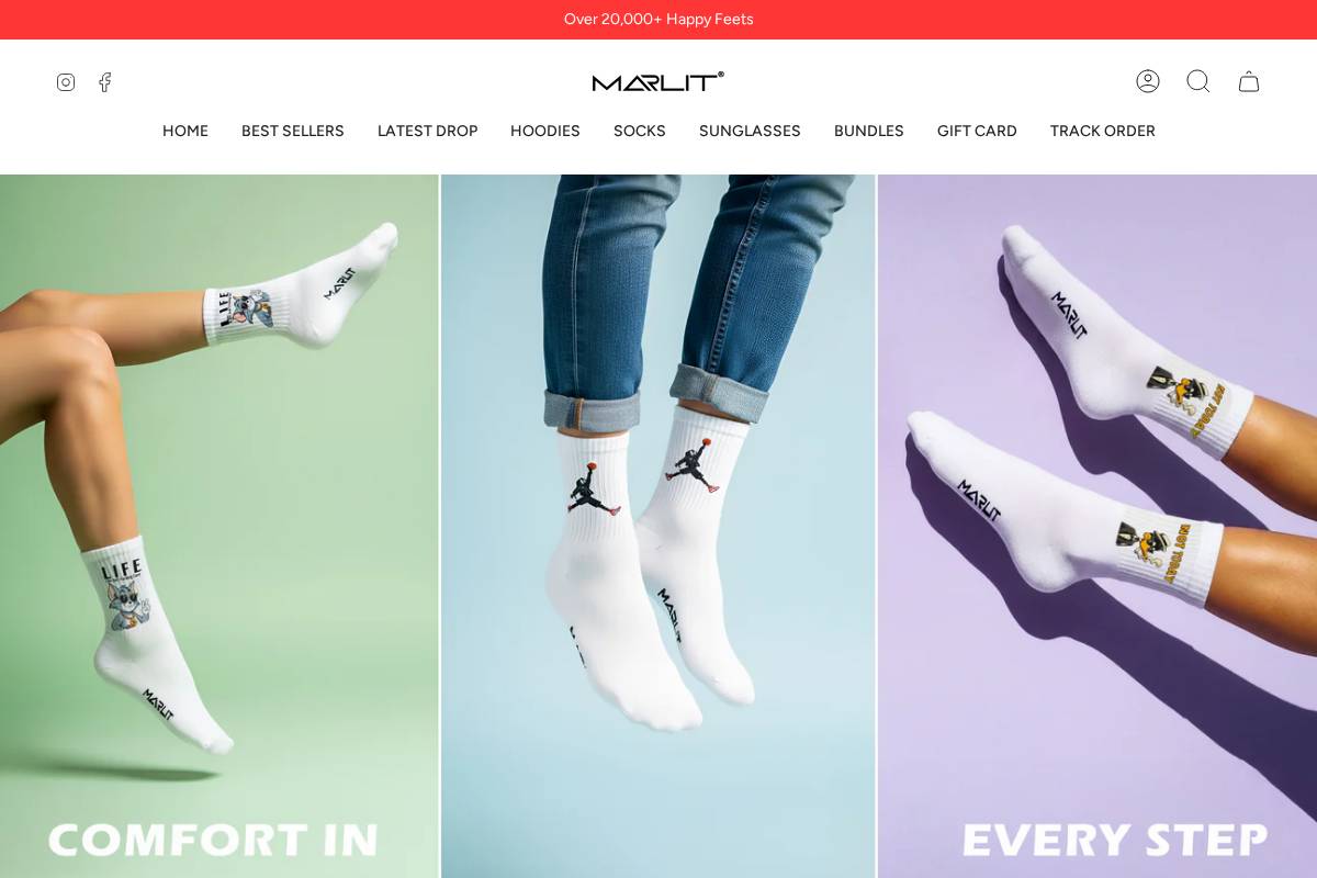 marlit.in homepage screenshot