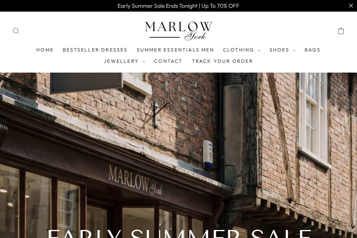 Marlowyork homepage screenshot