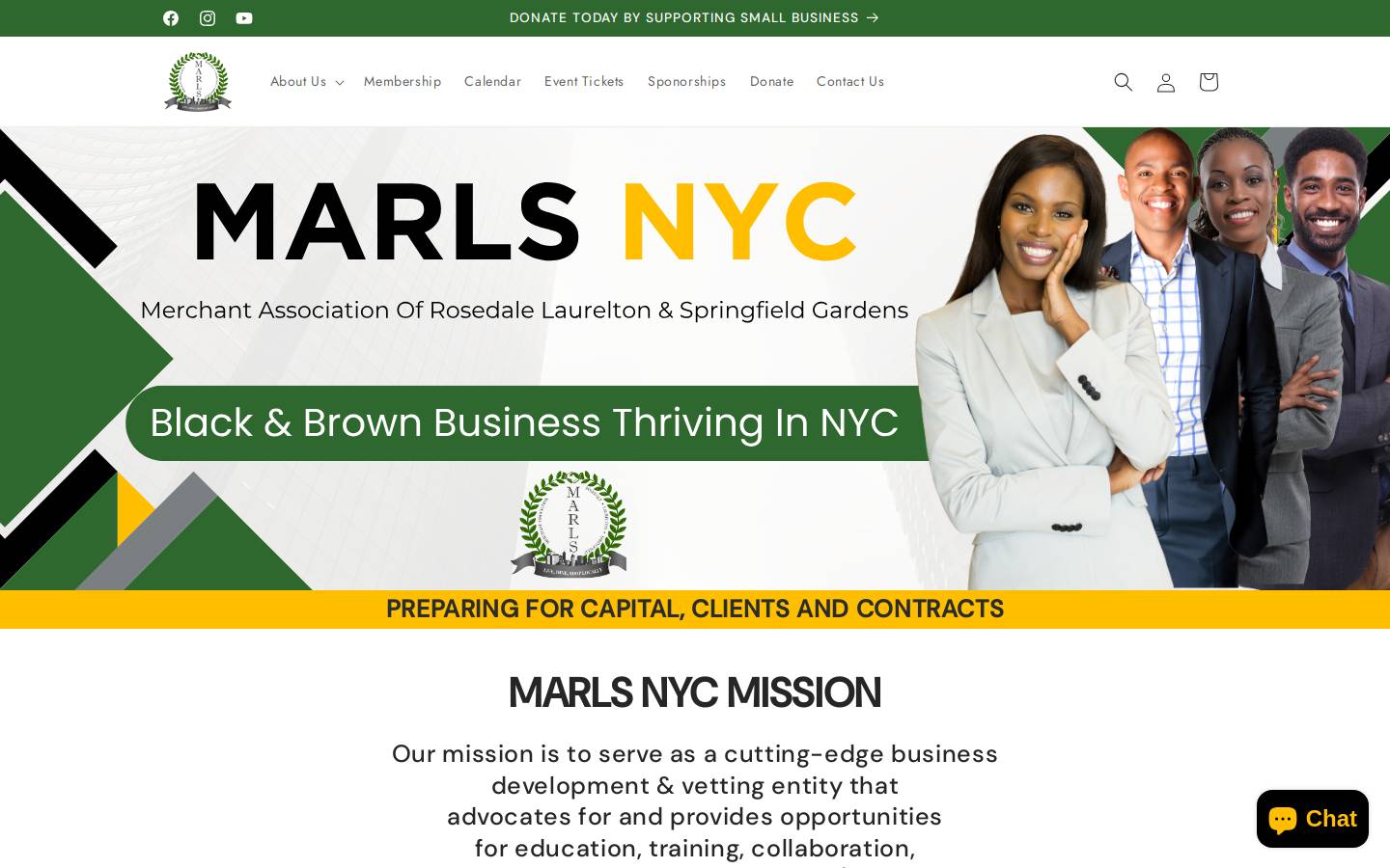 marlsnyc.org homepage screenshot