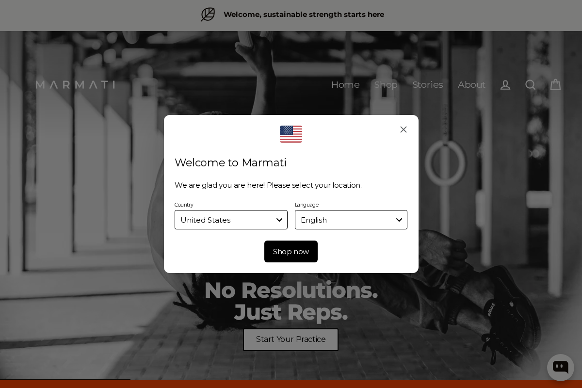 Marmati homepage screenshot