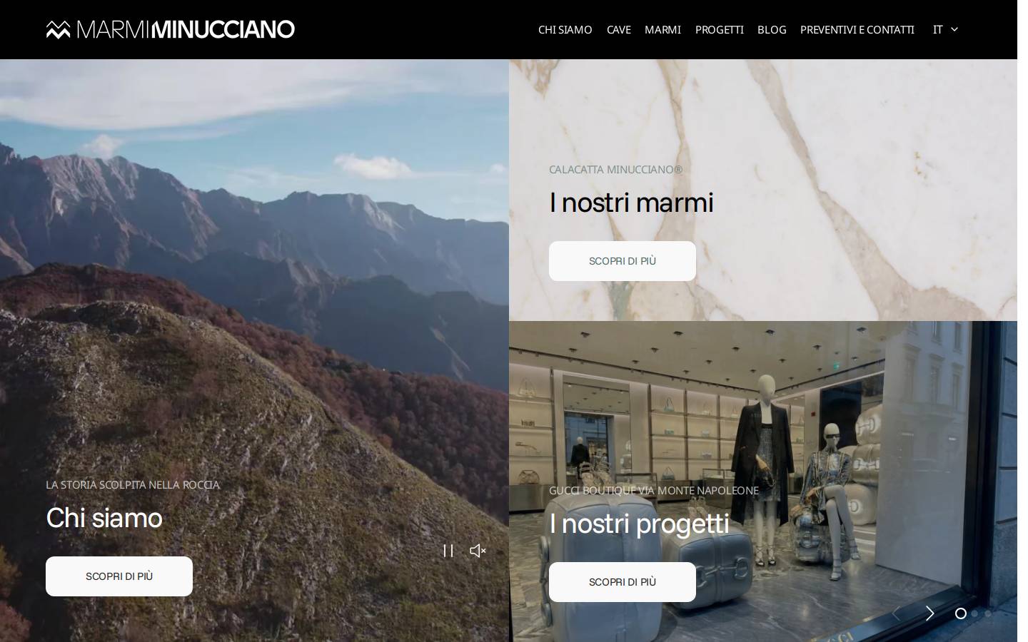 marmiminucciano.com homepage screenshot