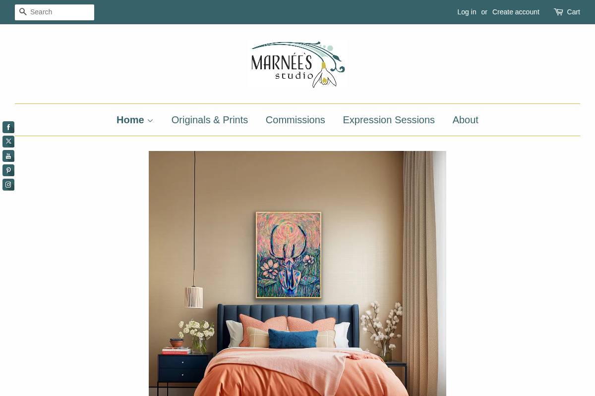 marneestudio.com homepage screenshot