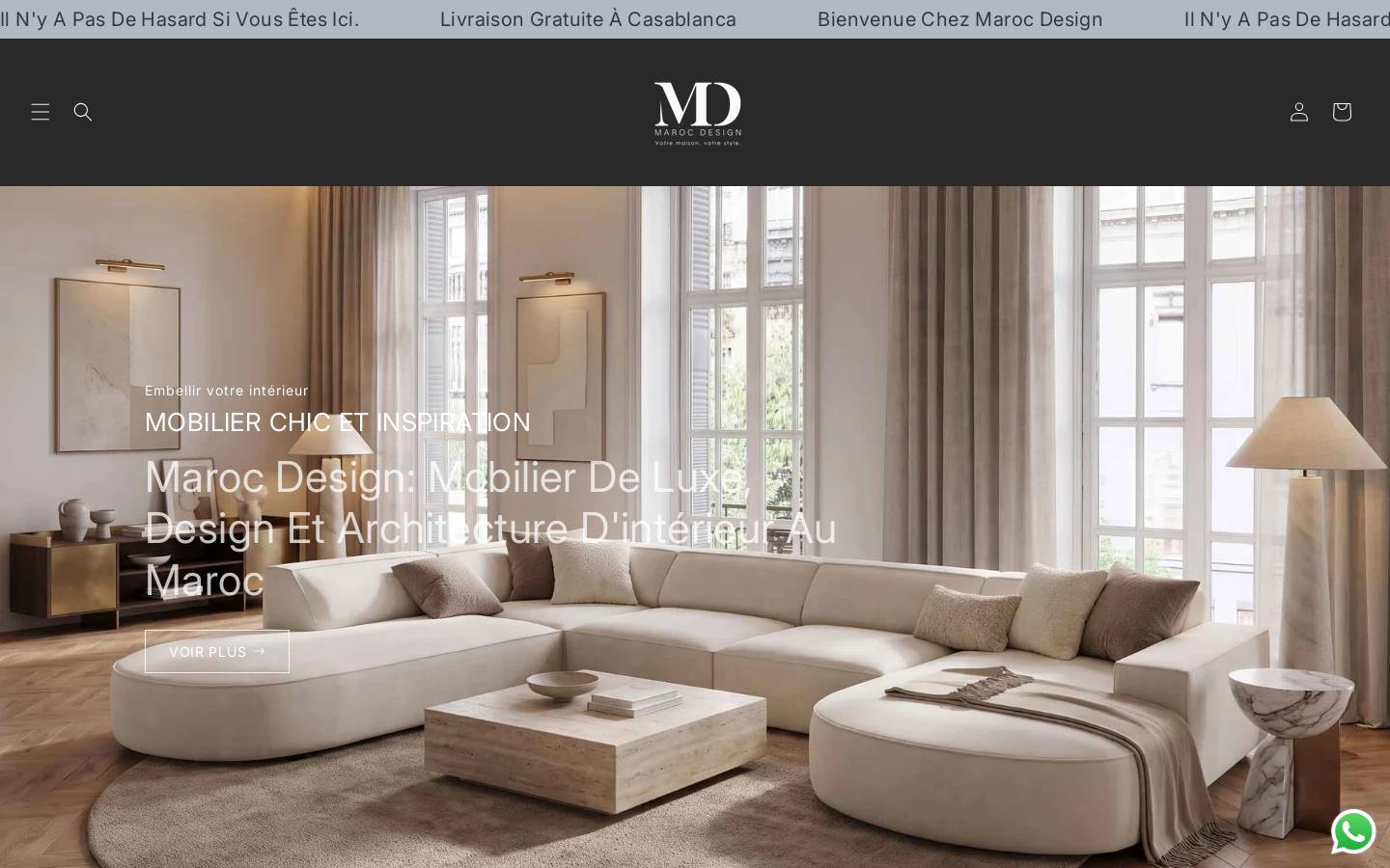 marocdesign.shop homepage screenshot