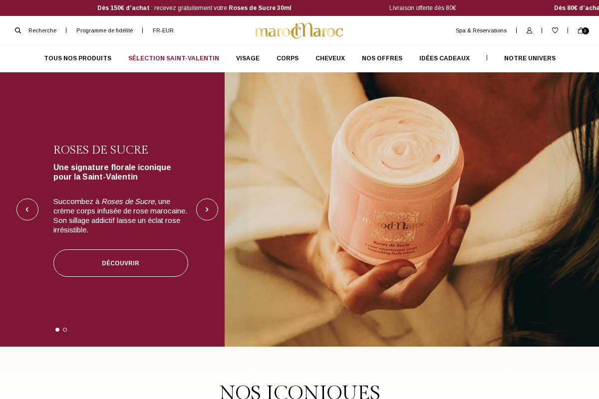 marocMaroc homepage screenshot