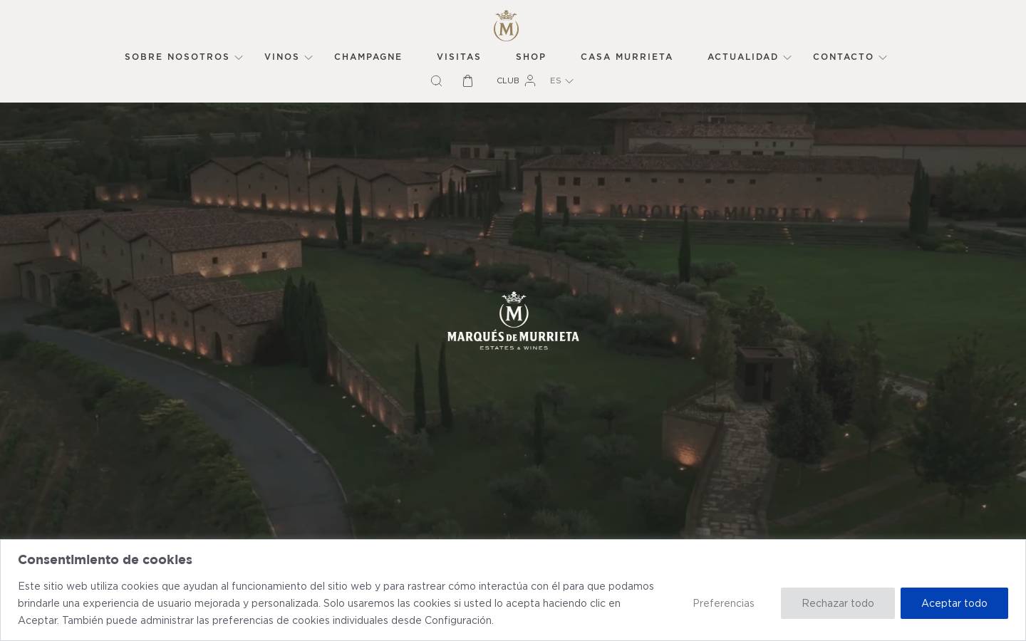 marquesdemurrieta.com homepage screenshot