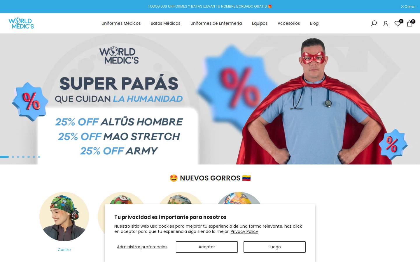marrocauniformes.com homepage screenshot