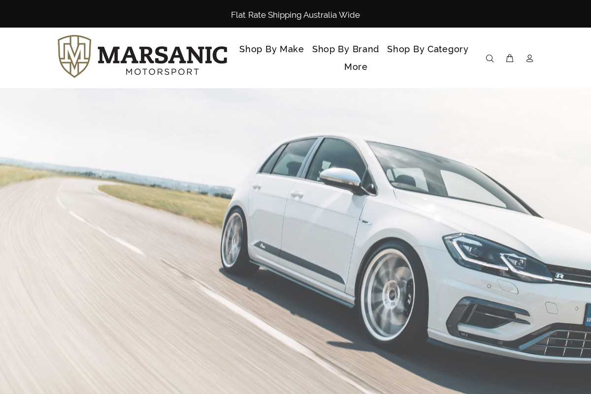 Marsanic Motorsport homepage screenshot