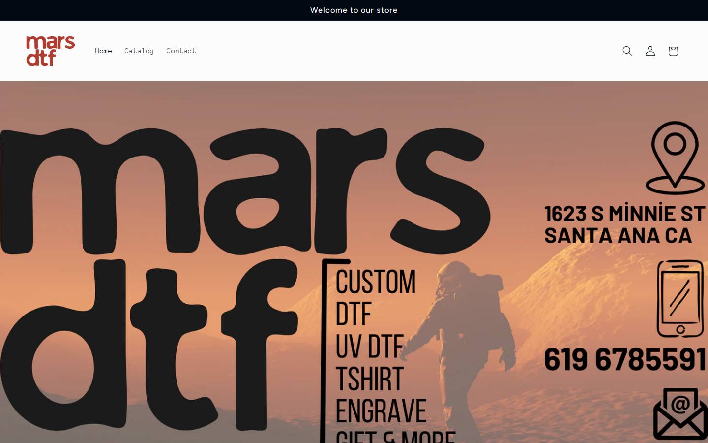 marsdtf.com homepage screenshot