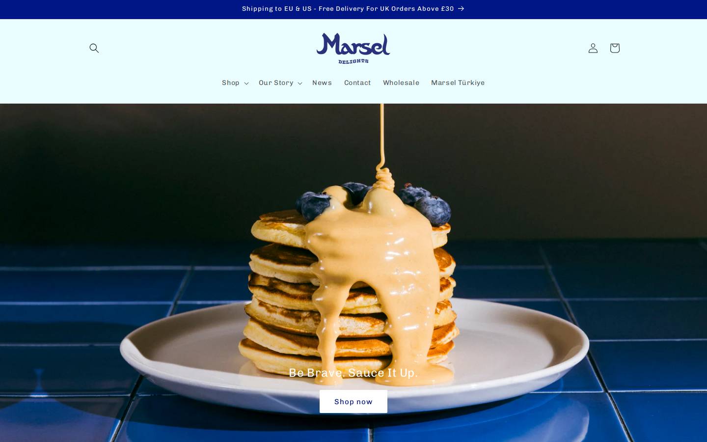 marseldelights.com homepage screenshot