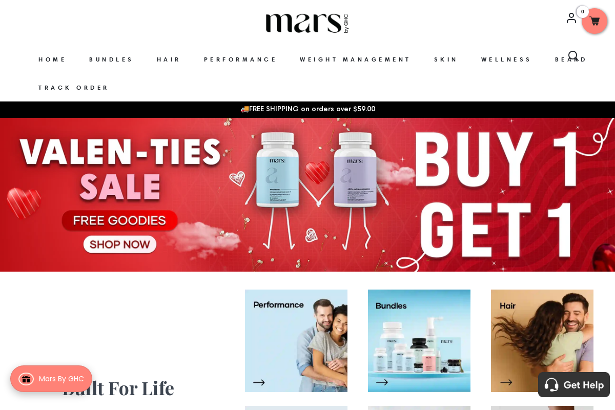 Mars By GHC homepage screenshot