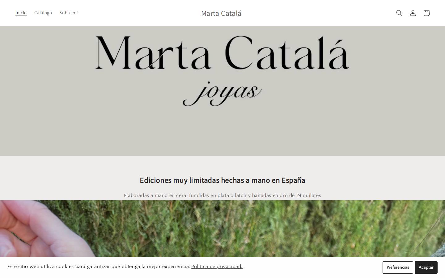 martacatala.com homepage screenshot