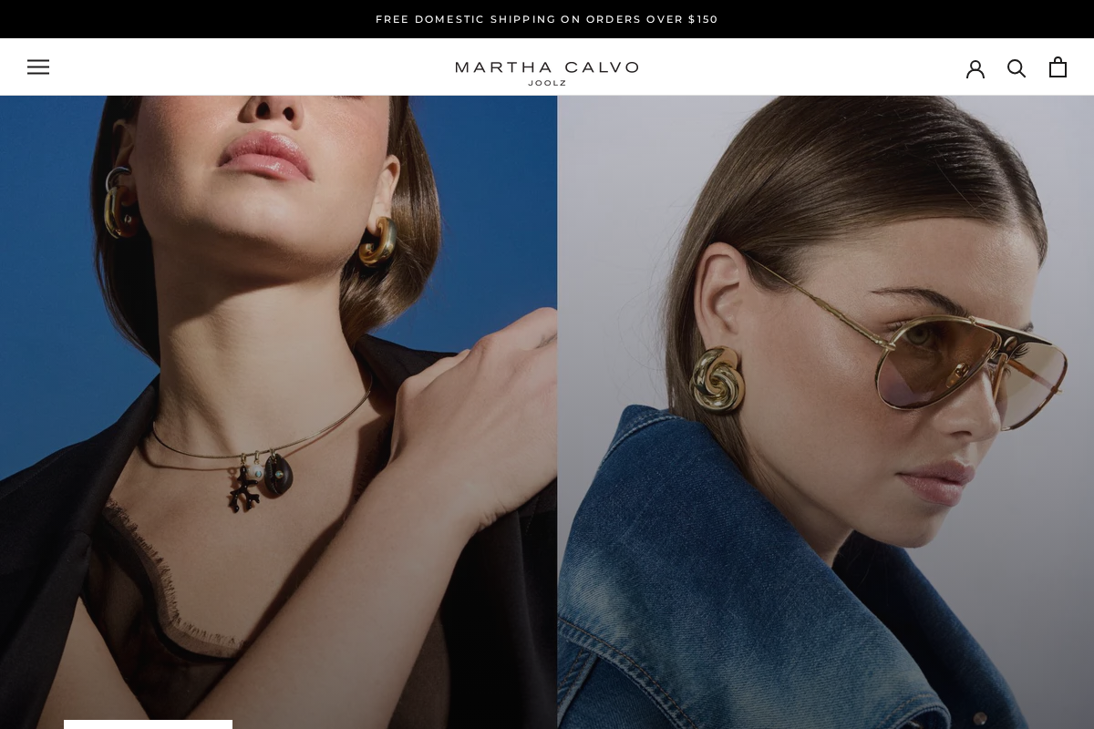 marthacalvo.com homepage screenshot