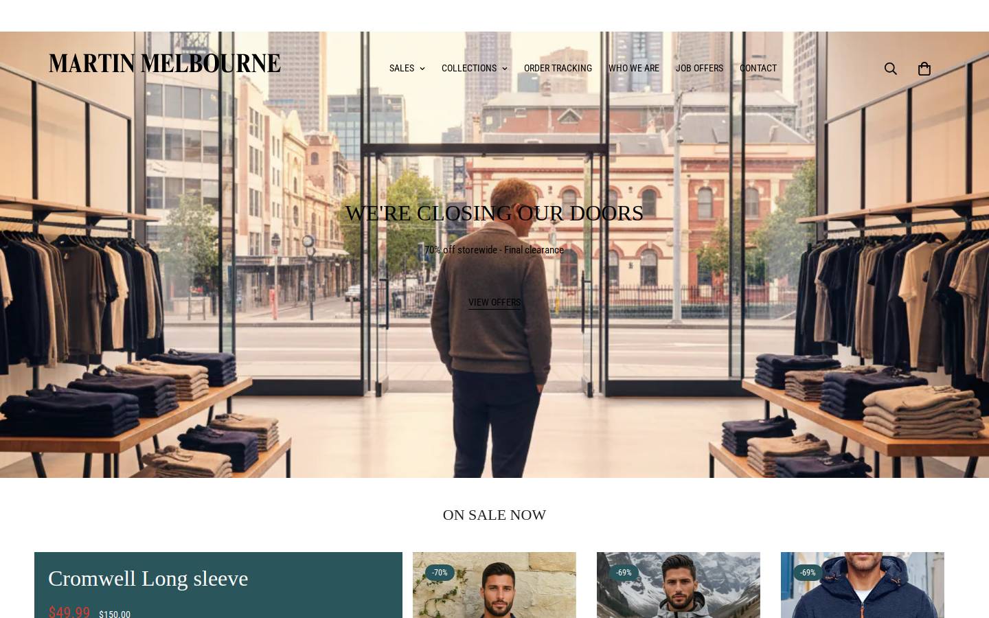 martin-melbourne.com homepage screenshot