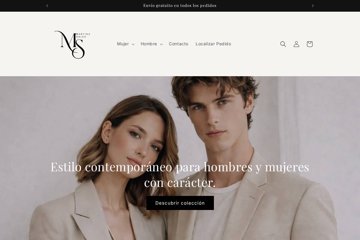 martinasoler.com homepage screenshot