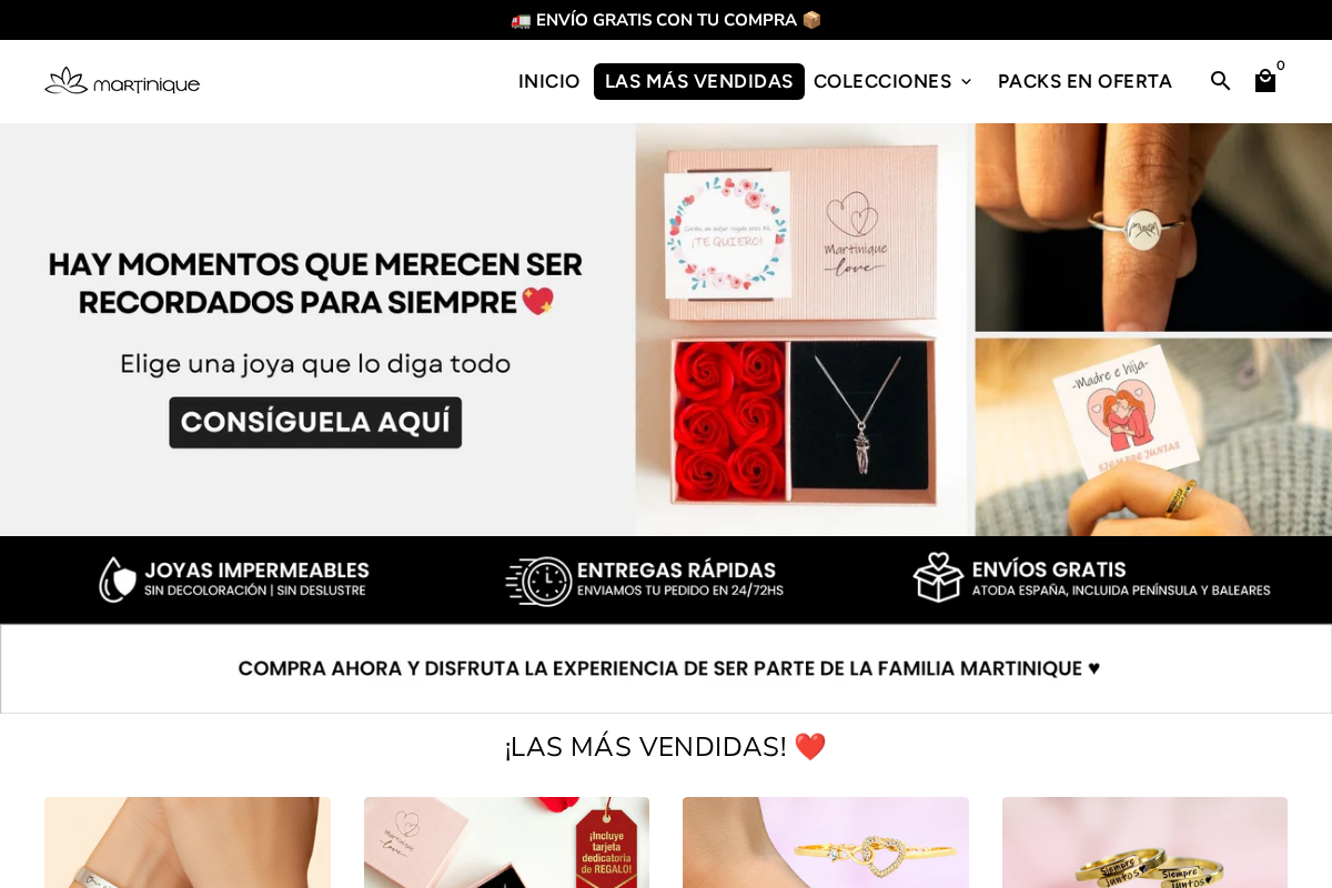 Martinique homepage screenshot