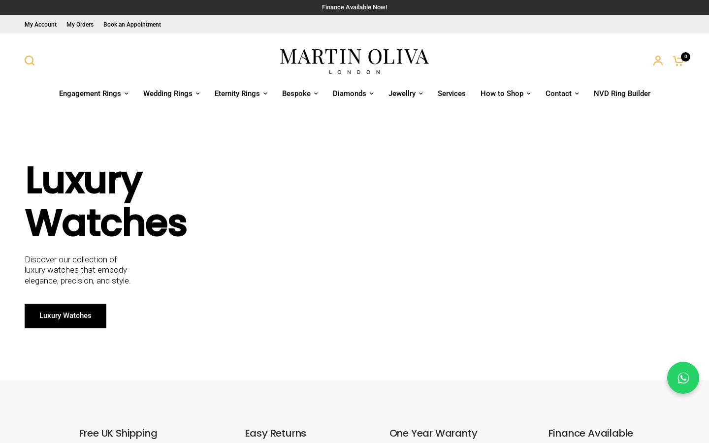 martinoliva.co.uk homepage screenshot