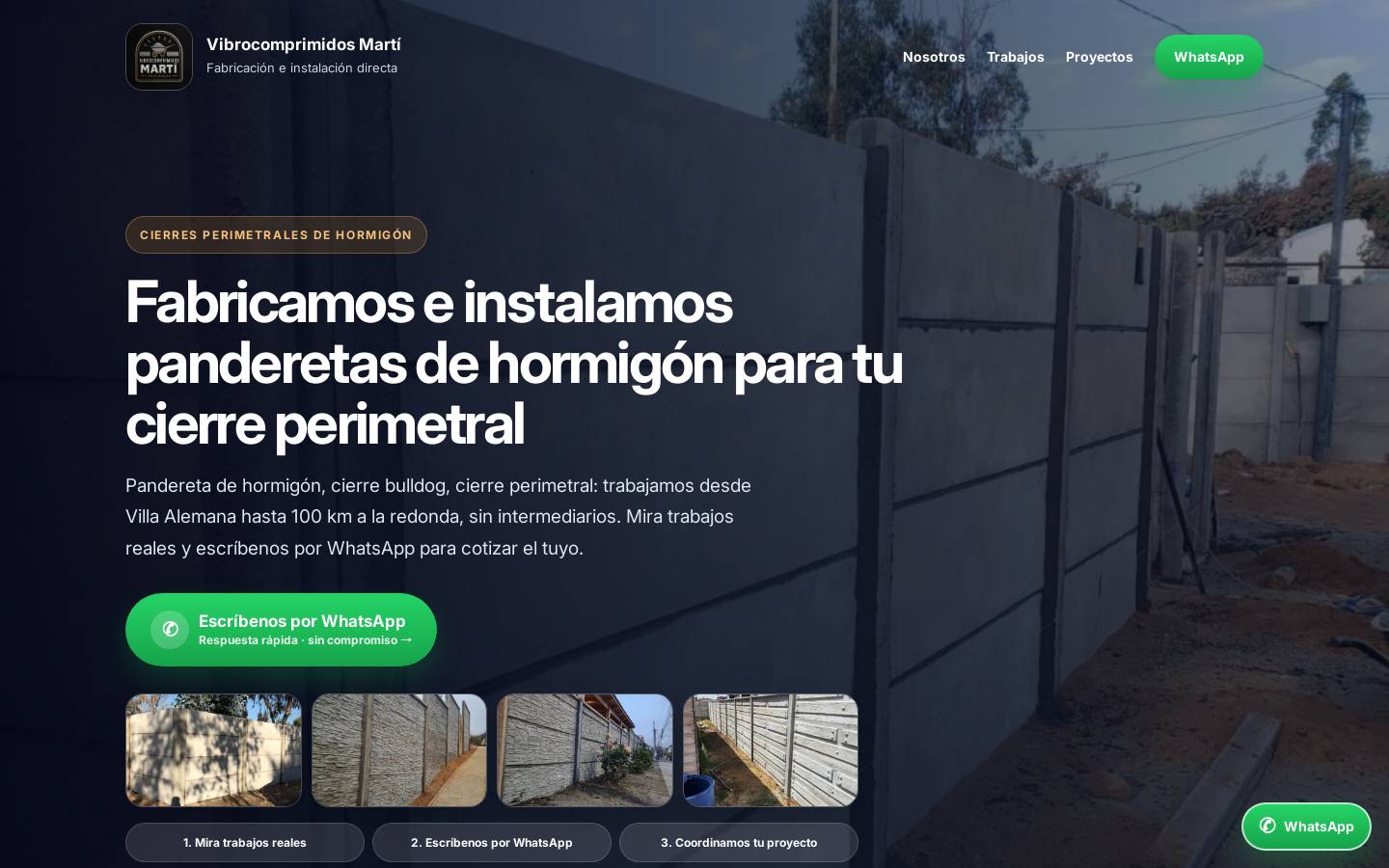martivibrados.com homepage screenshot