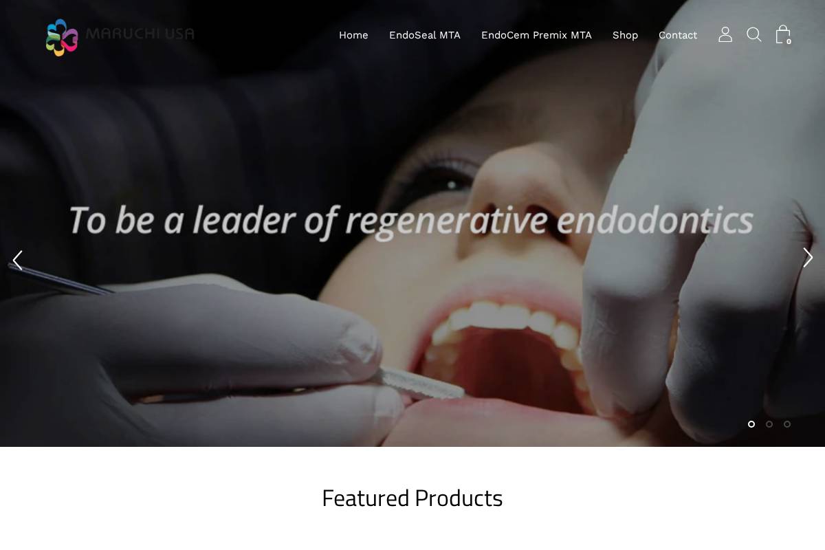 maruchiusa.com homepage screenshot