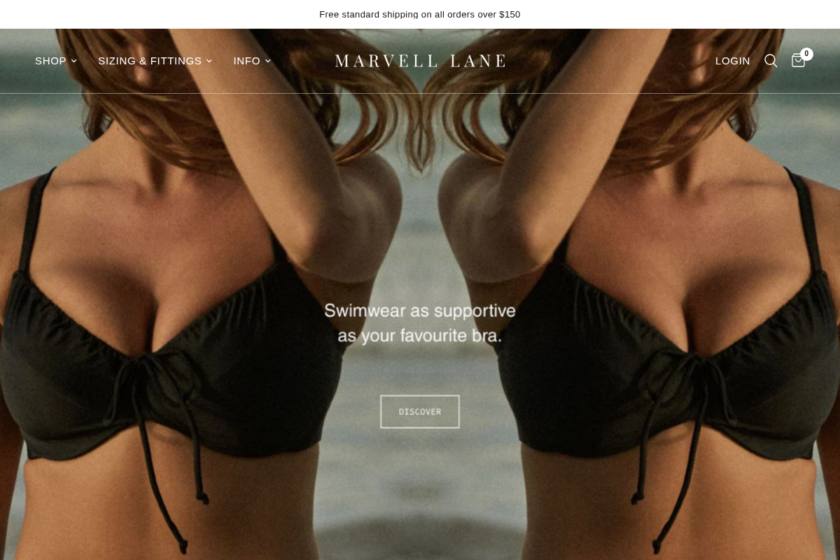 marvell-lane.com homepage screenshot