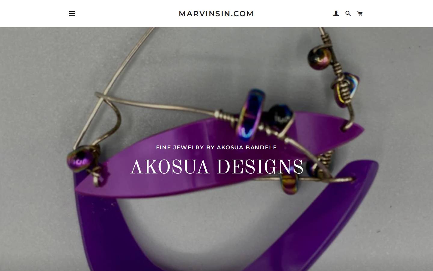 marvinsin.com homepage screenshot
