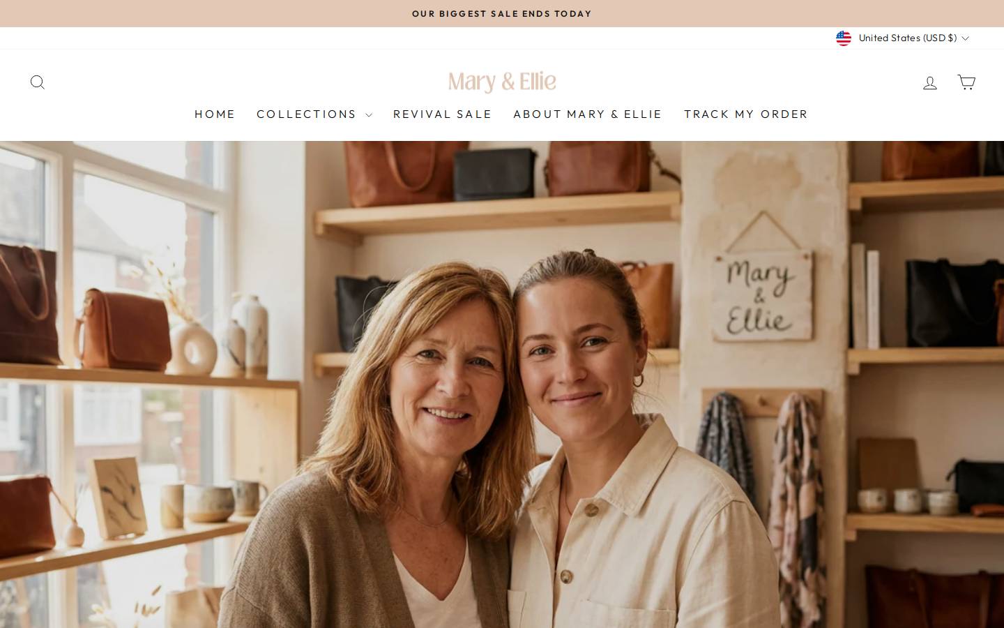 Maryandellie homepage screenshot