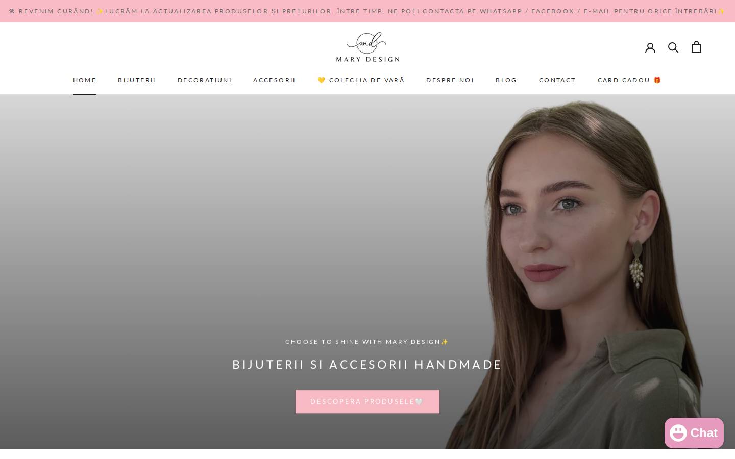 marydesign-shop.com homepage screenshot