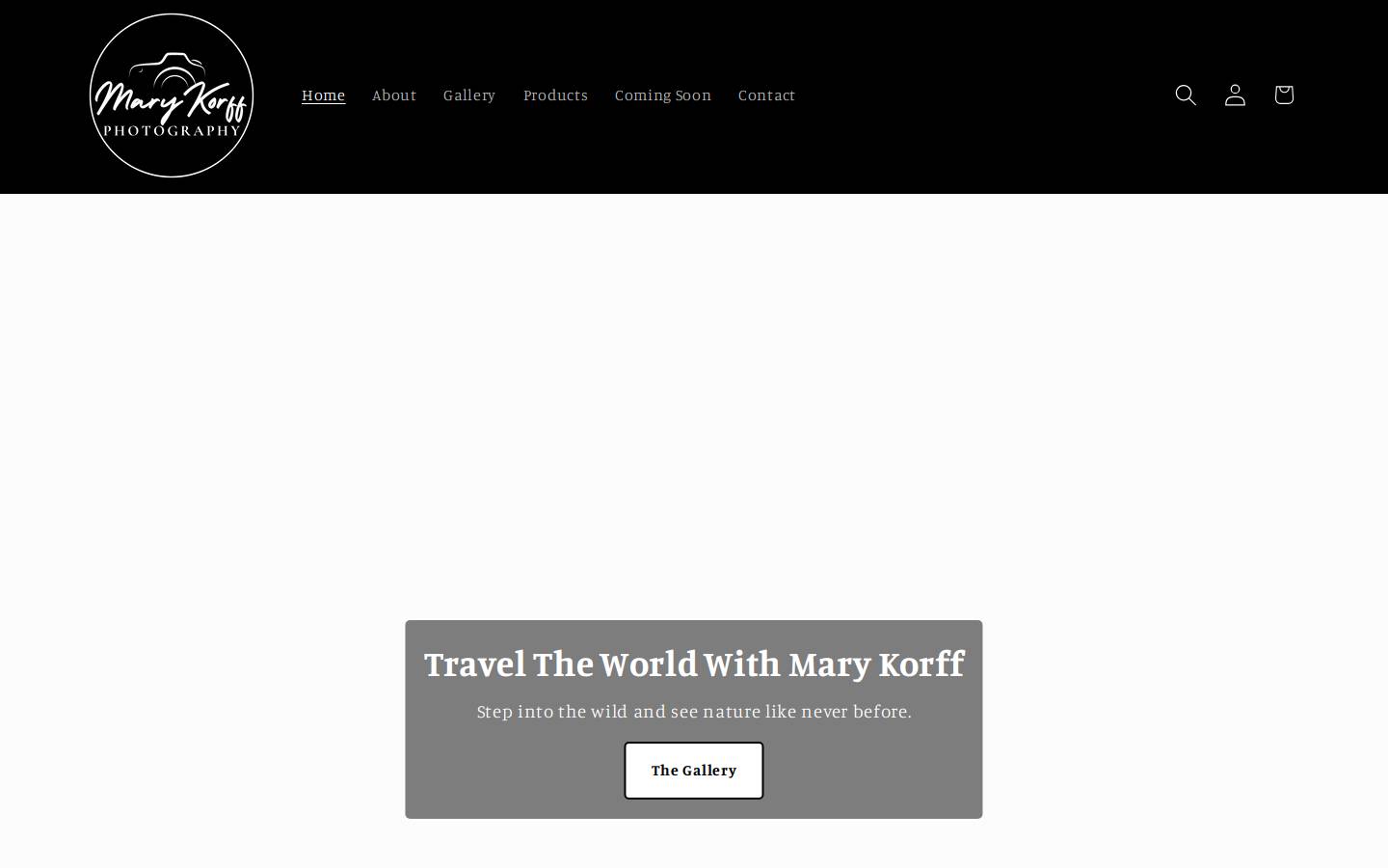 marykorff.com homepage screenshot