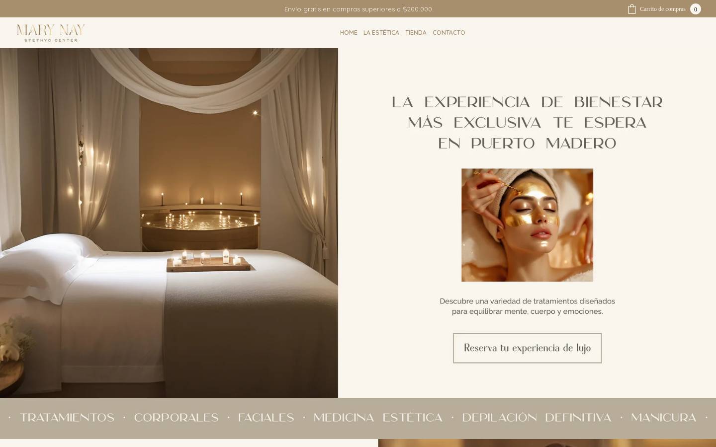 marynaystethyccenter.com homepage screenshot