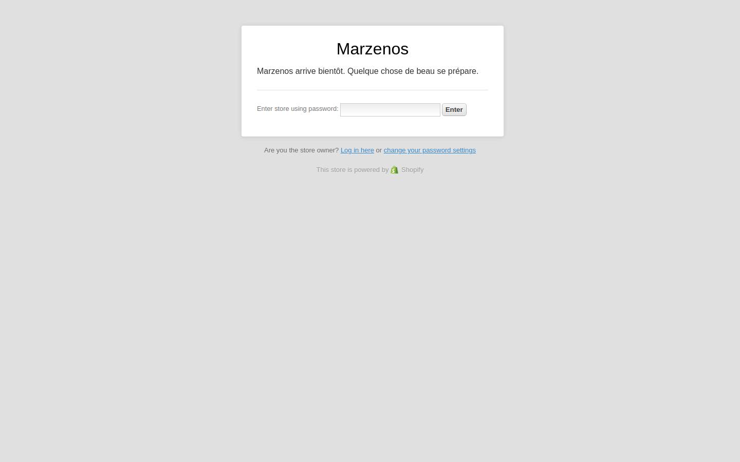 marzenos.com homepage screenshot