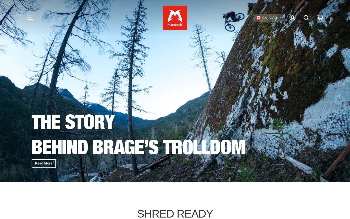 marzocchi.ca homepage screenshot