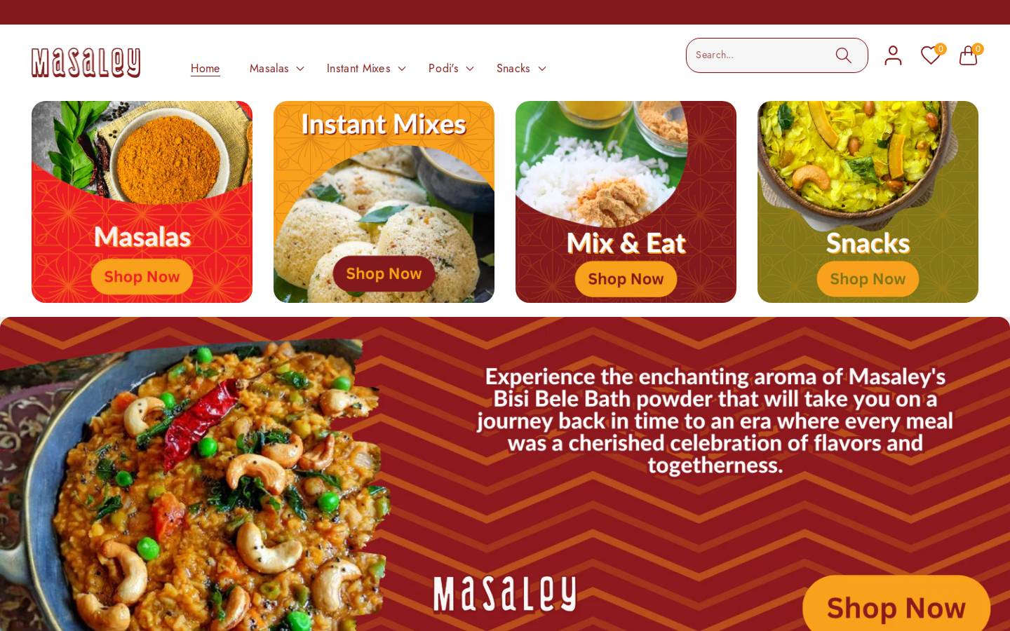 masaley.com homepage screenshot