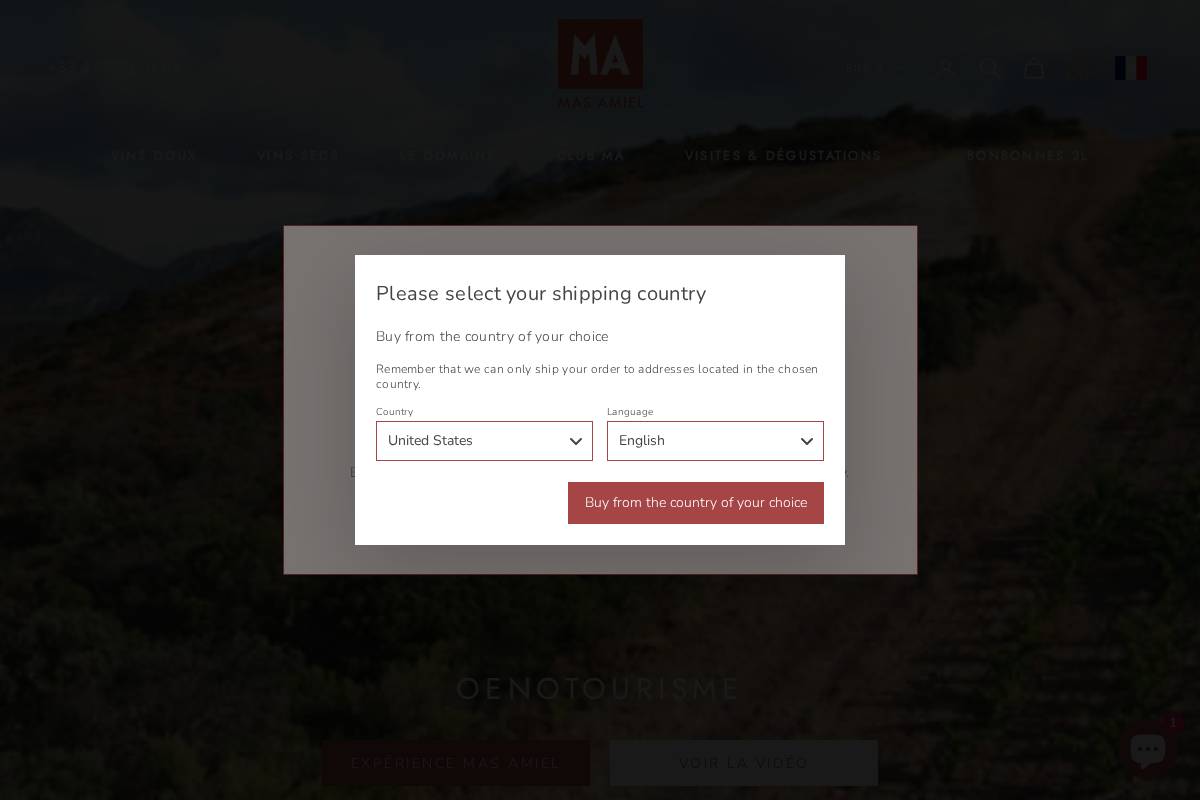 Masamiel homepage screenshot