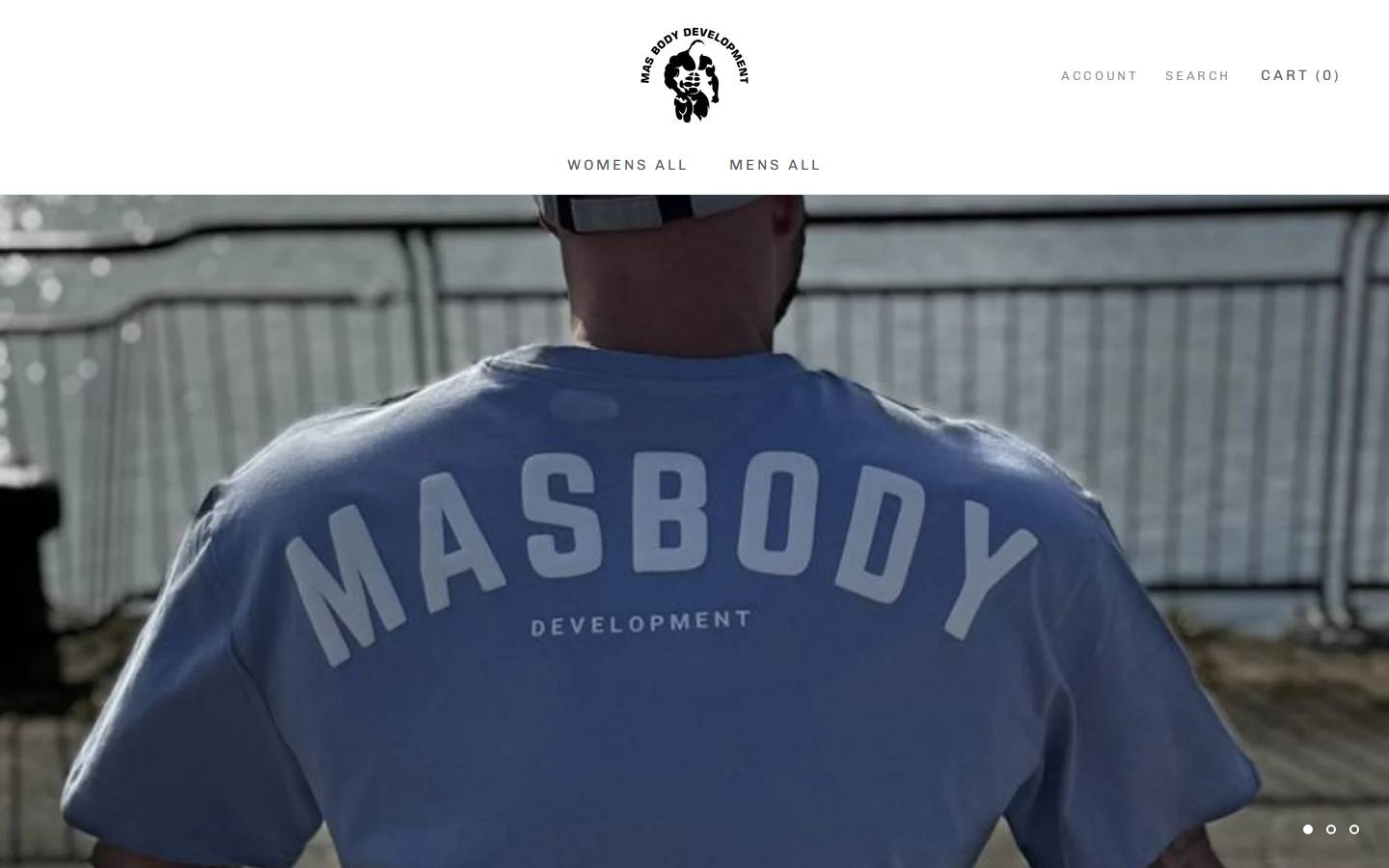masbody.co.uk homepage screenshot