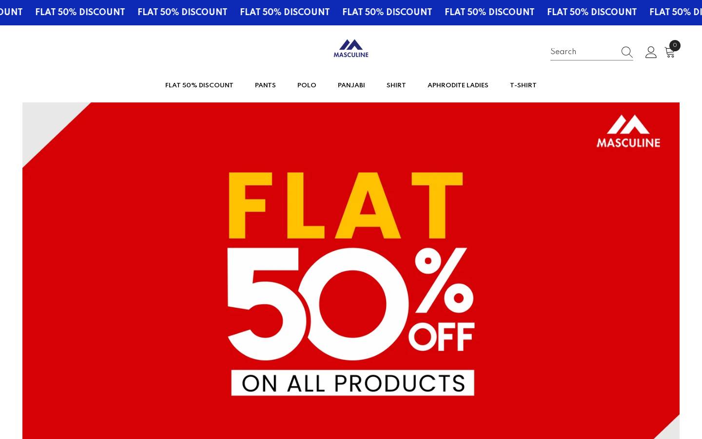 masculine.com.bd homepage screenshot
