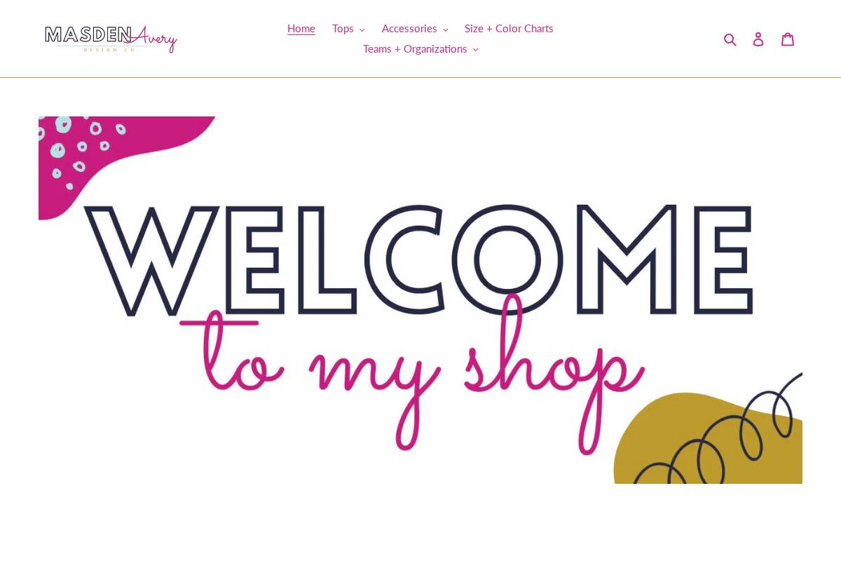 masdenavery.com homepage screenshot