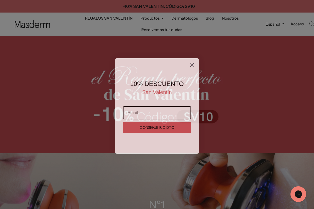 Masderm homepage screenshot