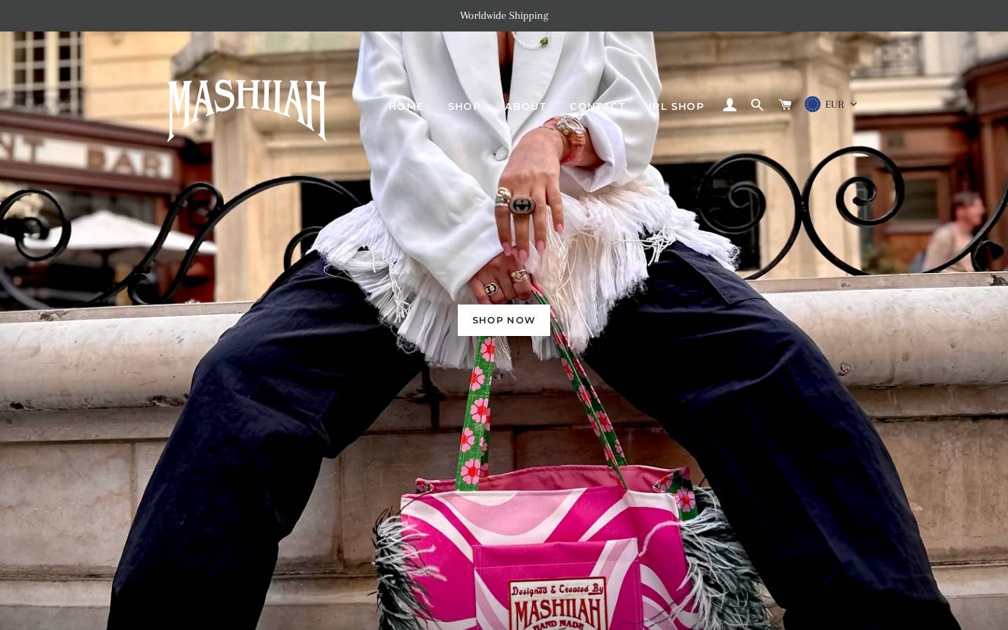 mashiiah.com homepage screenshot